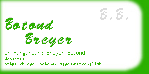 botond breyer business card